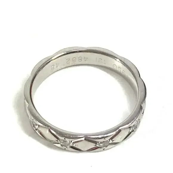 Chanel Matelasse Quilted Ring Platinum #209994C14B - Picture 7 of 7
